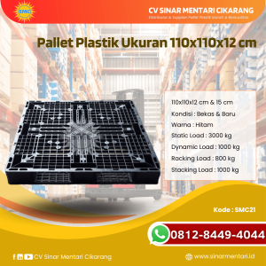 Pallet Plastik Baru & Bekas 110x110x12 [SMC21]