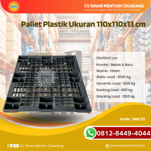 Pallet Plastik Baru & Bekas 110x110x13 [SMC23]