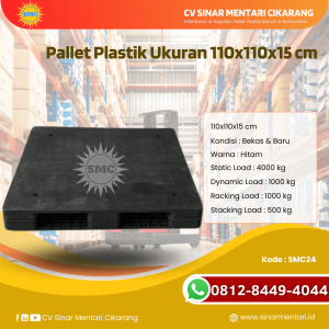 Pallet Plastik Baru & Bekas 110x110x15 [SMC24]