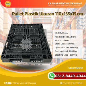 Pallet Plastik Baru & Bekas 110x135x15 [SMC42]