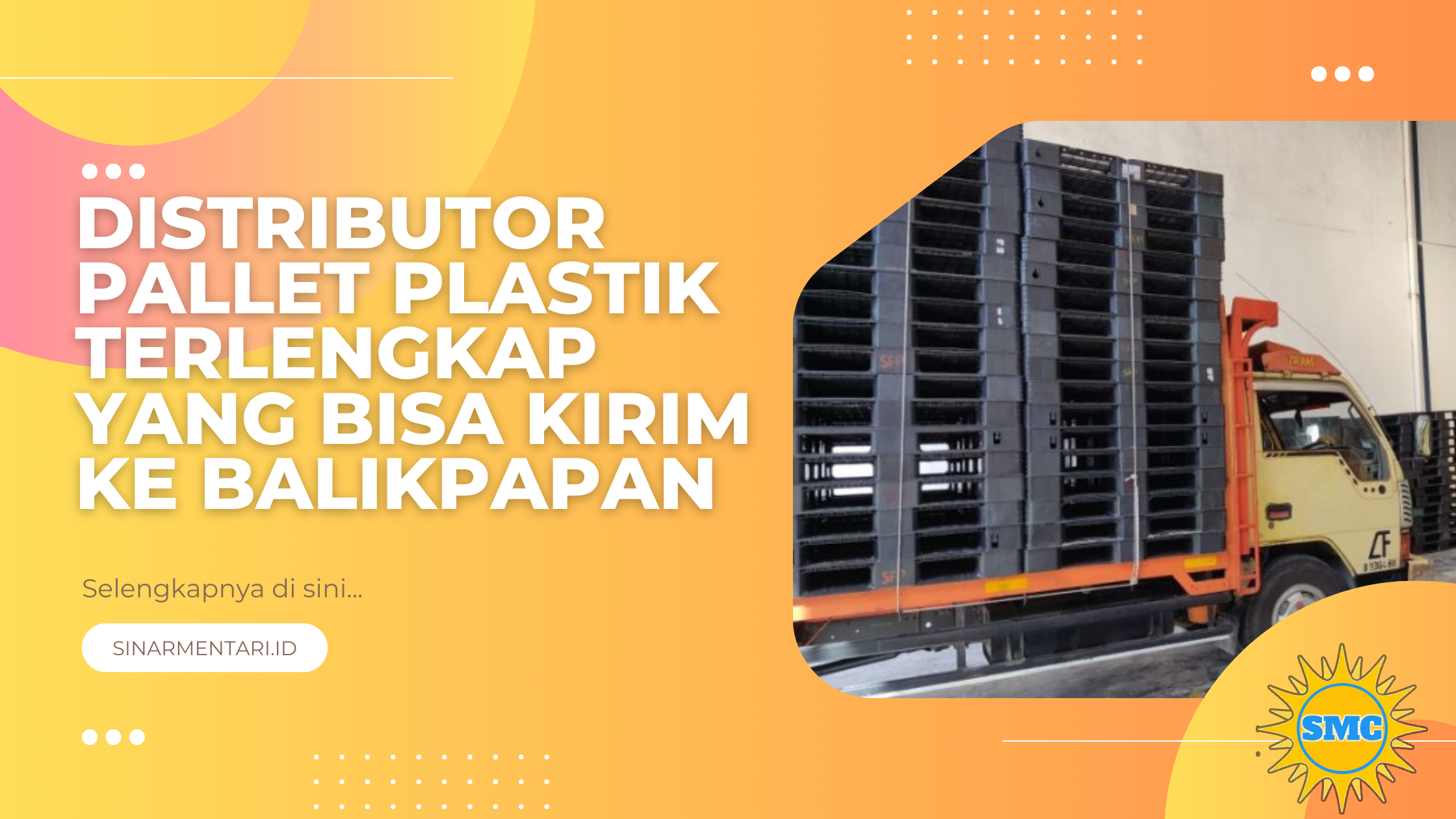 DISTRIBUTOR PALLET PLASTIK TERLENGKAP YG BISA KIRIM KE BALIKPAPAN