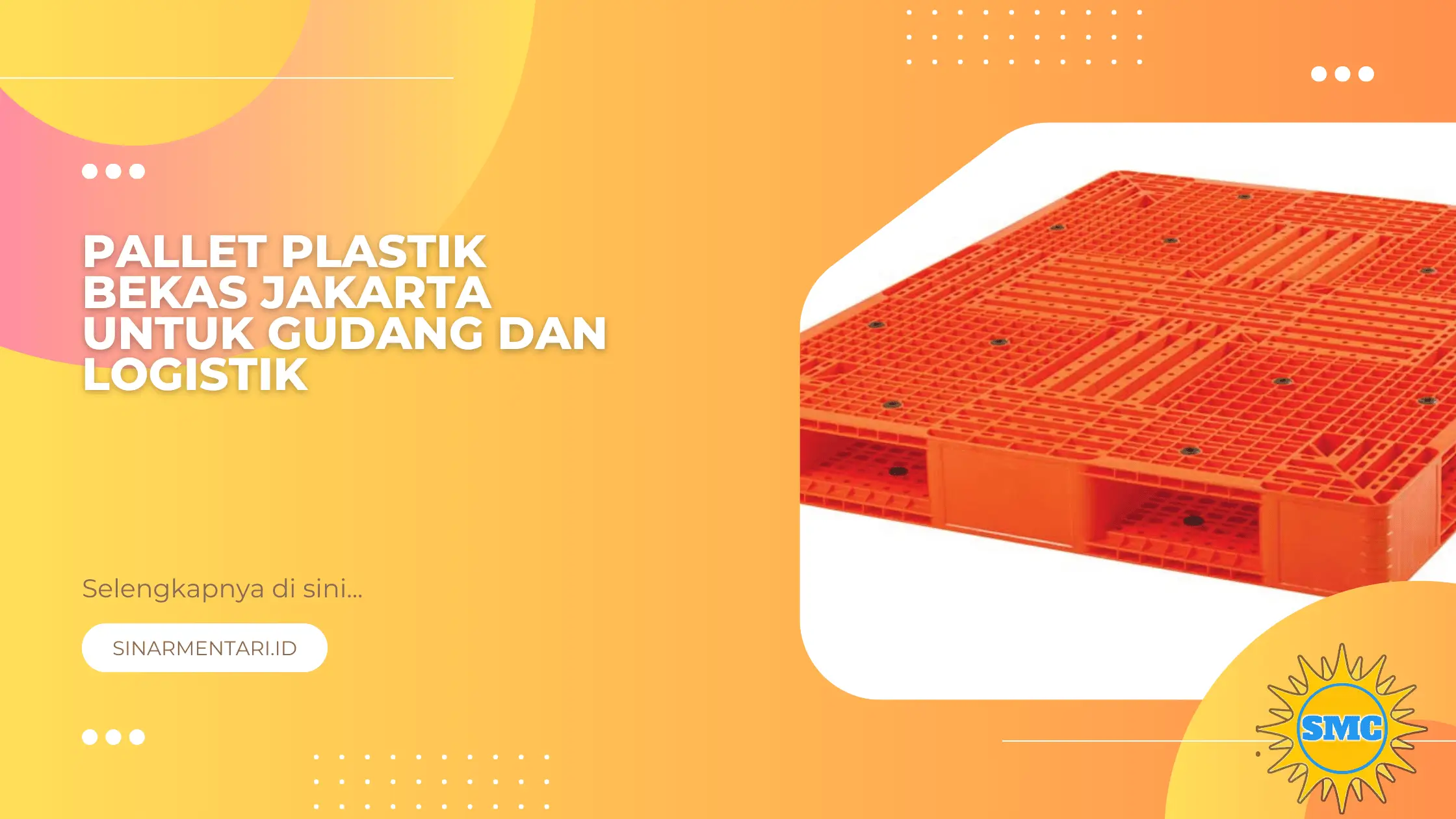 Pallet Plastik Bekas Jakarta untuk Gudang dan Logistik