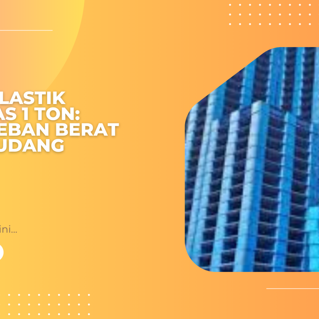 Pallet Plastik Kapasitas 1 Ton_ Solusi Beban Berat untuk Gudang