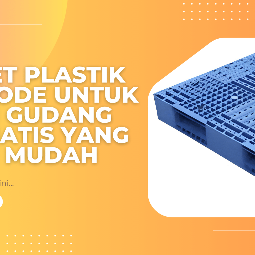 Pallet Plastik Barcode untuk sitem gudang otomatis yang lebih mudah