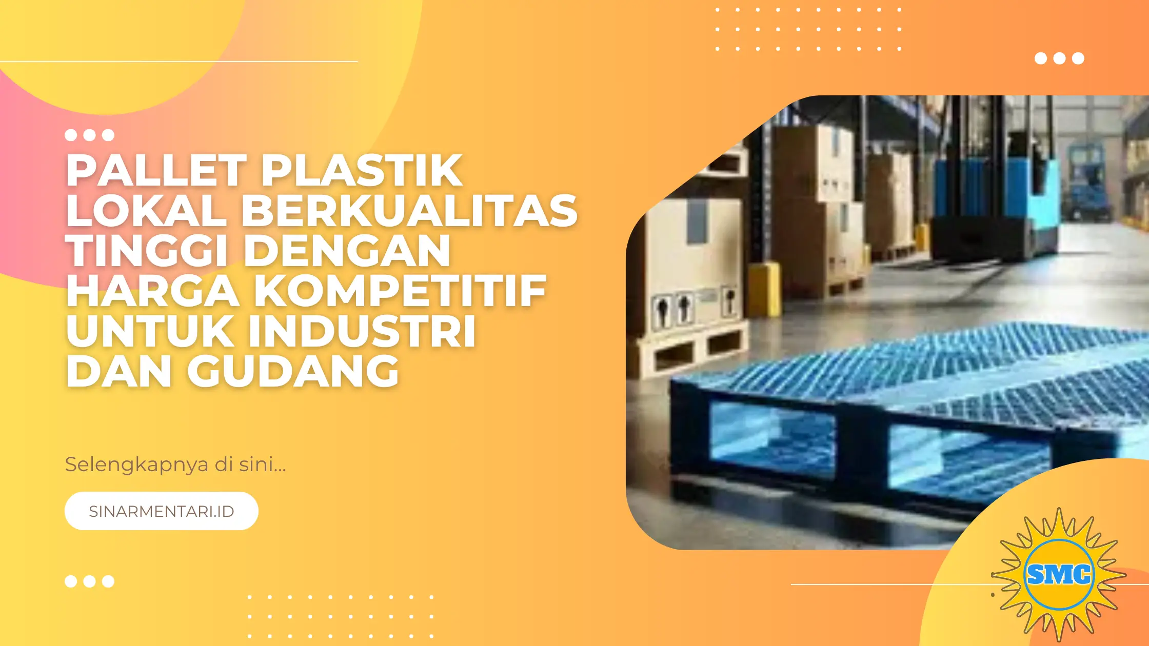 Pallet Plastik Lokal Berkualitas Tinggi dengan Harga Kompetitif untuk Industri dan Gudang